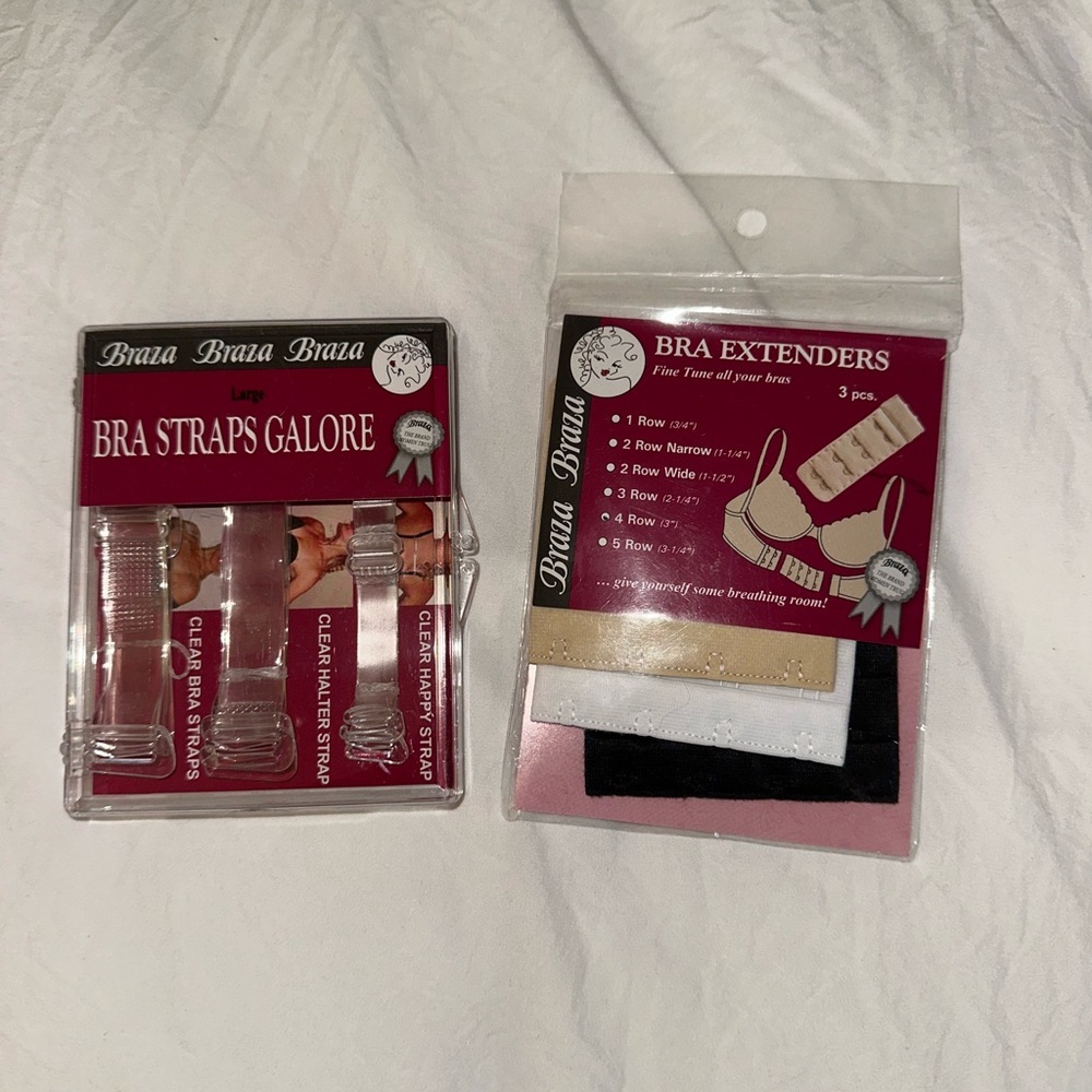 Braza Bra Straps and Extenders Set